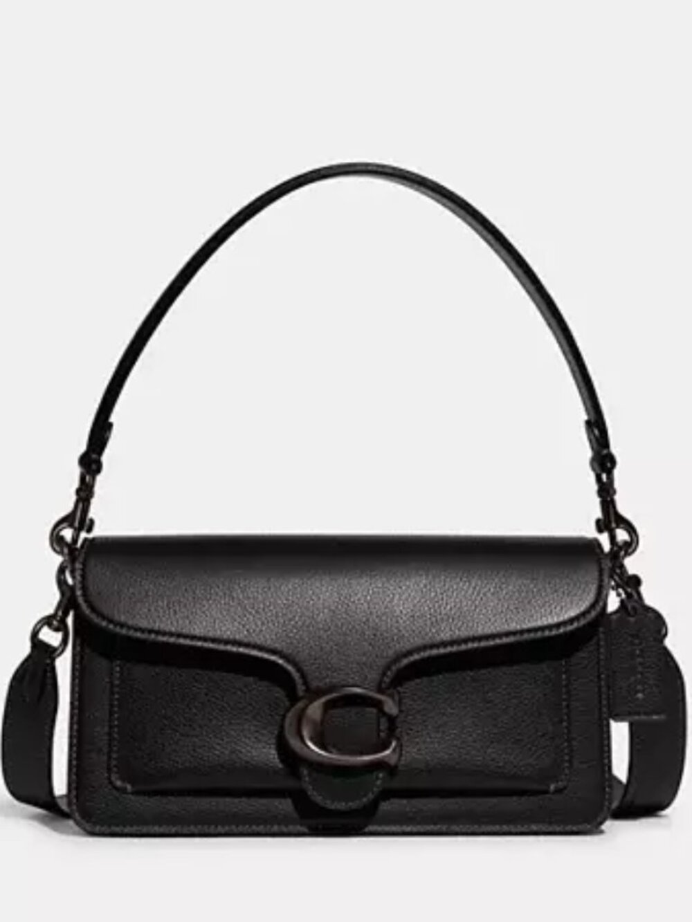 NWT ✅ Coach TABBY Shoulder Bag 26 #CH857  BLACK / PEWTER ⭐ NWT DUST BAG